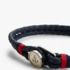 Nautische gevlochten leren armband Nautische gevlochten leren armband