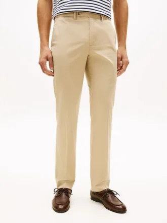 New York Label Chino met rechte pasvorm