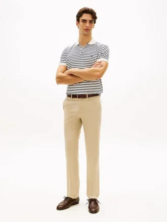 New York Label Chino met rechte pasvorm