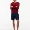 New York Label geplooide wollen chino-Shorts New York Label geplooide wollen chino-Shorts