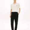 New York Label getailleerde linnen broek New York Label getailleerde linnen broek