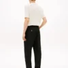 New York Label getailleerde linnen broek New York Label getailleerde linnen broek