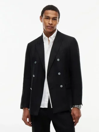 New York Label linnen blazer