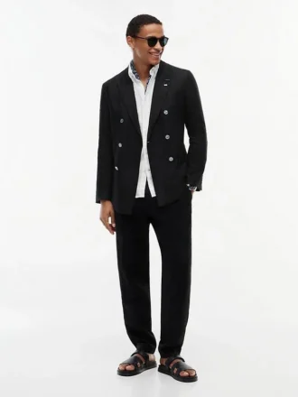 New York Label linnen blazer