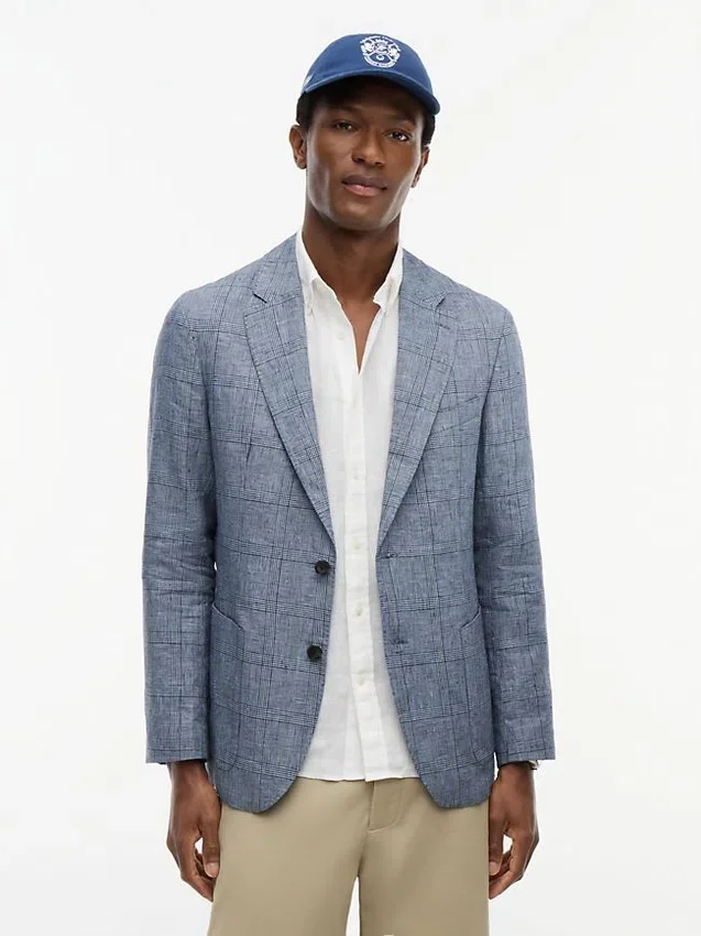 New York Label Regular Fit linnen blazer New York Label Regular Fit linnen blazer