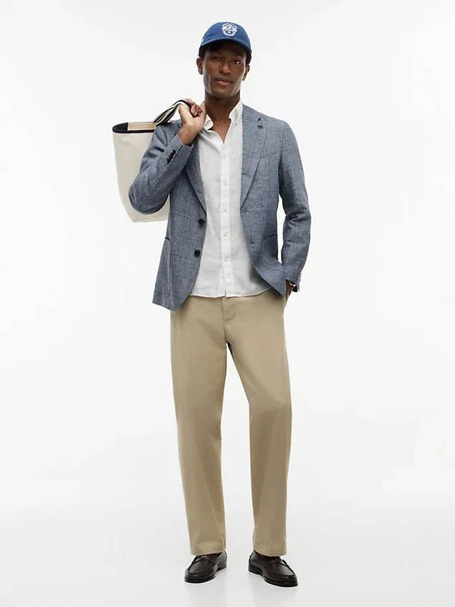 New York Label Regular Fit linnen blazer New York Label Regular Fit linnen blazer