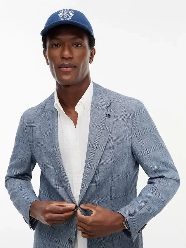 New York Label Regular Fit linnen blazer New York Label Regular Fit linnen blazer