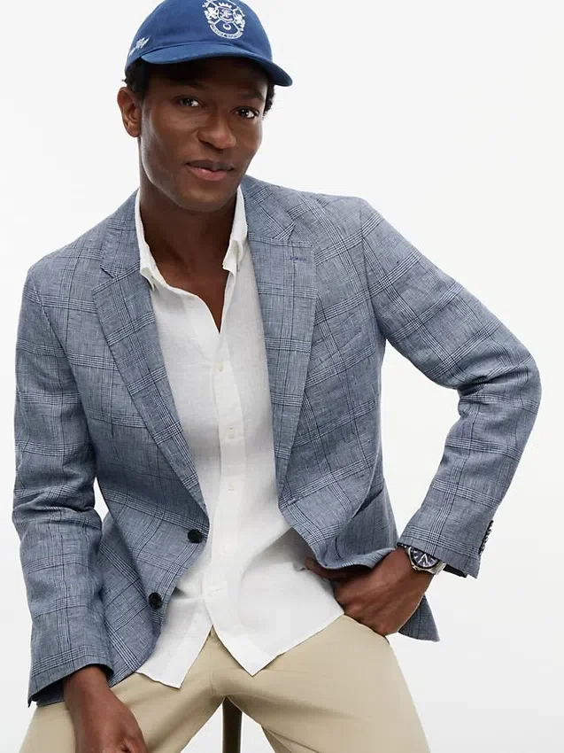 New York Label Regular Fit linnen blazer New York Label Regular Fit linnen blazer