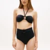 O-ring bikinibroekje met hoge taille O-ring bikinibroekje met hoge taille
