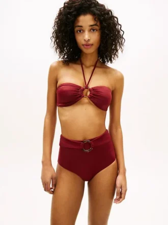 O-ring bikinibroekje met hoge taille O-ring bikinibroekje met hoge taille