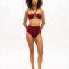 O-ring bikinibroekje met hoge taille O-ring bikinibroekje met hoge taille