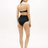 O-ring bikinibroekje met hoge taille O-ring bikinibroekje met hoge taille