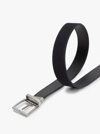Omkeerbare leren riem met vierkante gesp Omkeerbare leren riem met vierkante gesp
