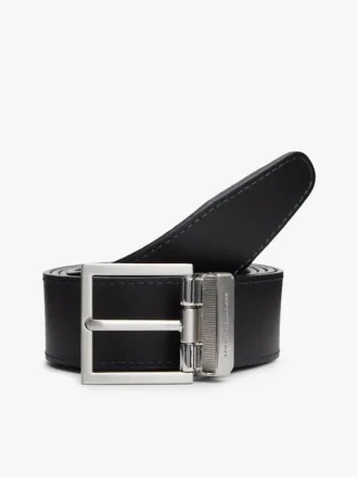 Omkeerbare leren riem met vierkante gesp Omkeerbare leren riem met vierkante gesp