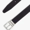 Omkeerbare leren riem met vierkante gesp Omkeerbare leren riem met vierkante gesp