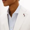 Ongevoerde twill blazer Ongevoerde twill blazer