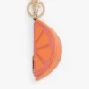 Oranje portemonnee met sleutelhanger Oranje portemonnee met sleutelhanger