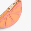 Oranje portemonnee met sleutelhanger Oranje portemonnee met sleutelhanger
