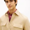 Overshirt van slub-twill met normale pasvorm Overshirt van slub-twill met normale pasvorm