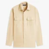 Overshirt van slub-twill met normale pasvorm Overshirt van slub-twill met normale pasvorm