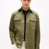 Overshirt van slubtwill met normale pasvorm Overshirt van slubtwill met normale pasvorm