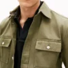 Overshirt van slubtwill met normale pasvorm Overshirt van slubtwill met normale pasvorm