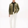 Overshirt van slubtwill met normale pasvorm Overshirt van slubtwill met normale pasvorm