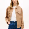Oversized twill utility-overhemdjas Oversized twill utility-overhemdjas