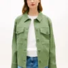 Oversized twill utility-overhemdjas Oversized twill utility-overhemdjas