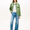 Oversized twill utility-overhemdjas Oversized twill utility-overhemdjas