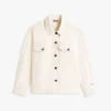Oversized twill utility-overhemdjas Oversized twill utility-overhemdjas