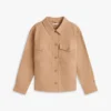 Oversized twill utility-overhemdjas Oversized twill utility-overhemdjas