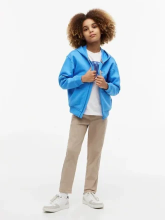 Paper-Touch stretch popeline broek voor kinderen