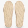 Plateausneaker van canvas met gemengde textuur Plateausneaker van canvas met gemengde textuur