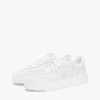 Platform leren court sneaker Platform leren court sneaker