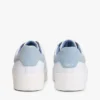 Platformsneaker van gemengd leer Platformsneaker van gemengd leer