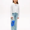 Pointelle-vest voor kinderen Pointelle-vest voor kinderen