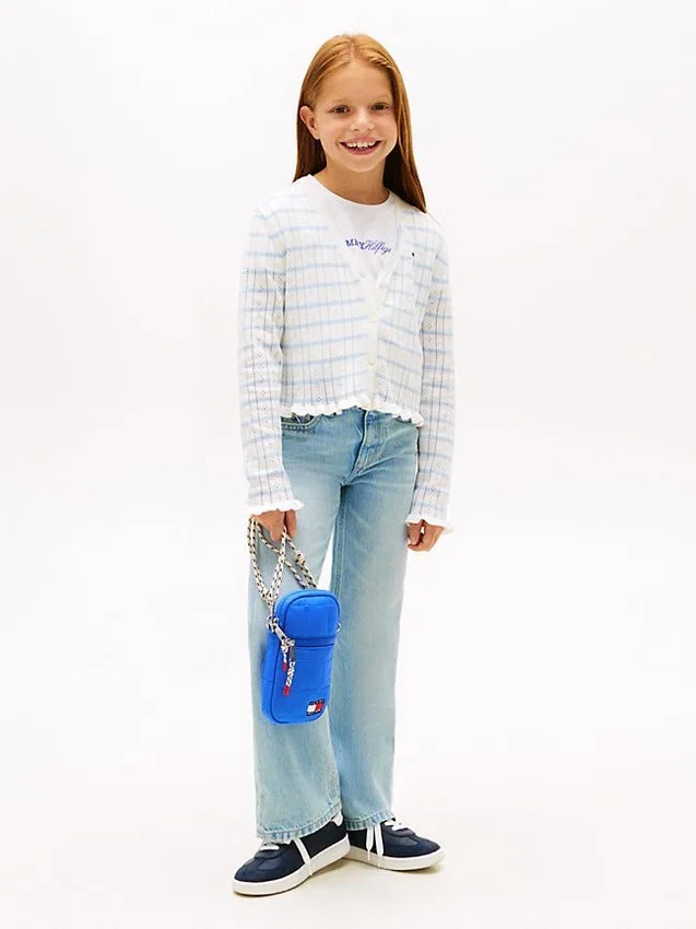 Pointelle-vest voor kinderen Pointelle-vest voor kinderen