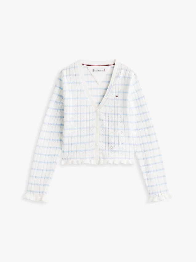 Pointelle-vest voor kinderen Pointelle-vest voor kinderen
