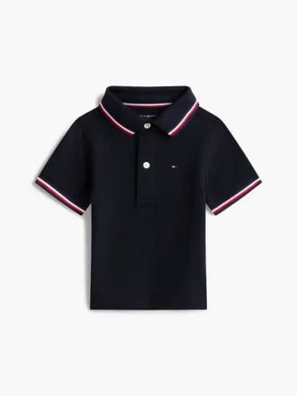 Polo met contrasterende rand voor baby’s