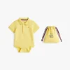 Polo-onesie voor baby’s en cadeauzakje Polo-onesie voor baby’s en cadeauzakje