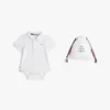 Polo-onesie voor baby’s en cadeauzakje Polo-onesie voor baby’s en cadeauzakje