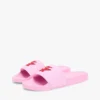 Poolslippers met geborduurd monogram Poolslippers met geborduurd monogram