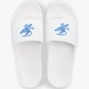 Poolslippers met geborduurd monogram Poolslippers met geborduurd monogram
