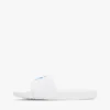 Poolslippers met geborduurd monogram Poolslippers met geborduurd monogram