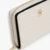 Portemonnee met ritssluiting en all-over monogram Portemonnee met ritssluiting en all-over monogram