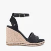 Raffia espadrille-sandaal met sleehak Raffia espadrille-sandaal met sleehak