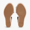 Raffia espadrille-sandaal met sleehak Raffia espadrille-sandaal met sleehak