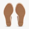 Raffia espadrille-sandaal met sleehak Raffia espadrille-sandaal met sleehak