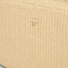 Raffia-schoudertas met monogramlogo Raffia-schoudertas met monogramlogo